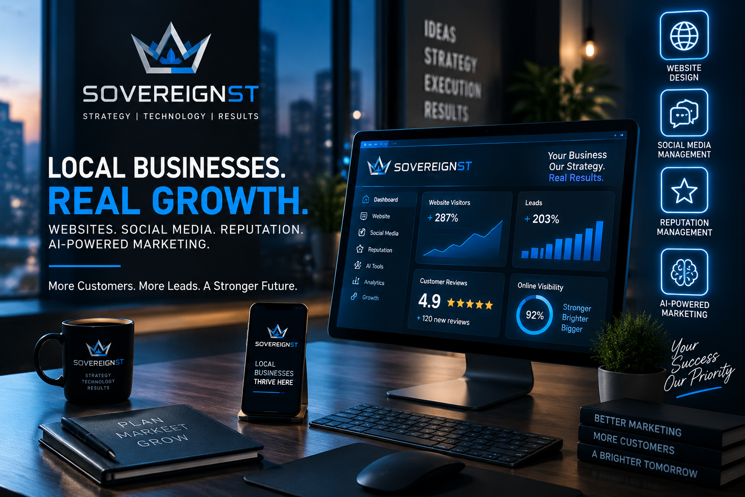 SovereignST local-business marketing and growth services